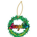 Laughlin Wreath Ornament w/ Clear Mirrored Back (10 Square Inch)